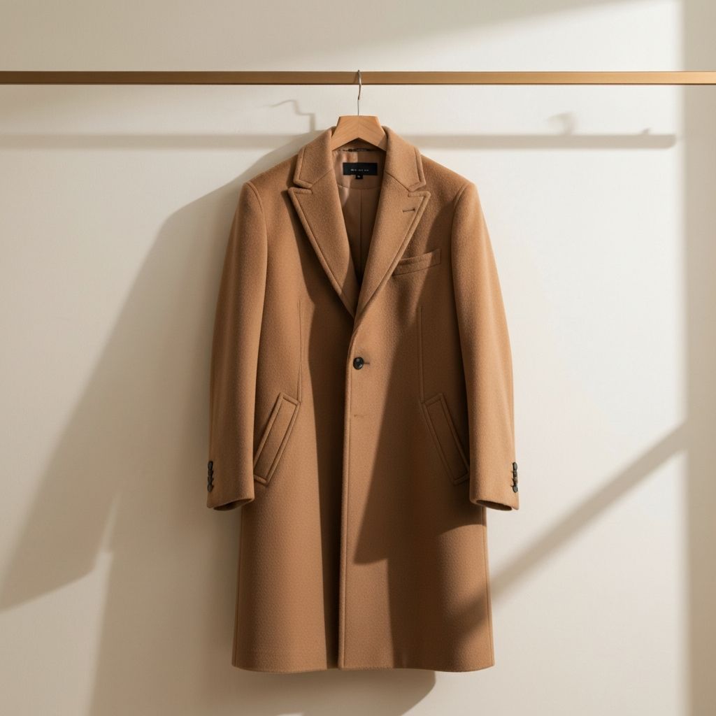 Finished luxury garment showcasing Italian tailoring excellence